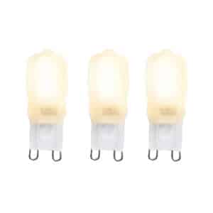 LUEDD Set mit 3 G9-LED-Lampen CUTE PC 2W 200 lm 2700K