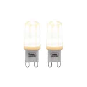 LUEDD Set mit 2 dimmbaren G9-LED-Lampen 3W 280 lm 2700K