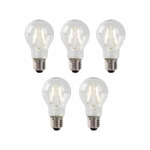 LUEDD Set mit 5 E27 LED-Glühlampen A60 2W 180 lm 2700K