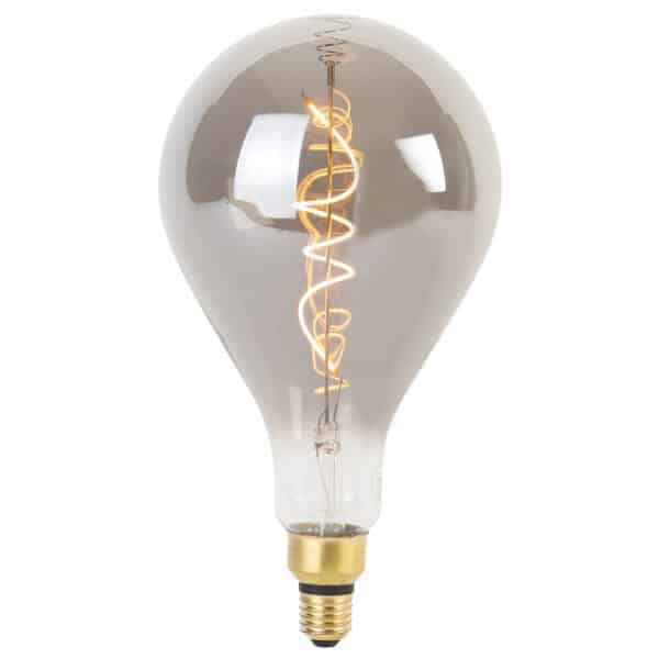 LUEDD E27 dimmbare LED-Spiralfadenlampe A165 Rauch 4W 120 lm 1800K