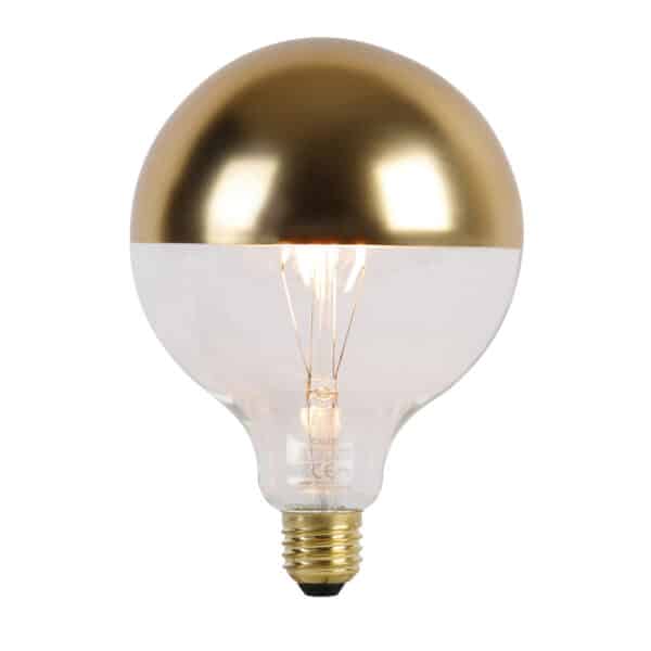 Calex E27 dimmbare LED-Lampe G125 oberer Spiegel gold 4W 200 lm 1800K