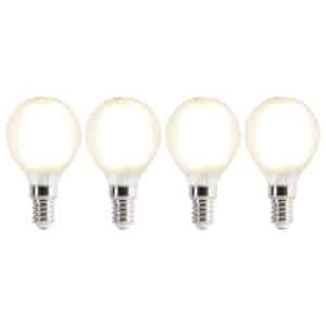 LUEDD Set mit 4 E14 LED-Lampen P45 matt 3