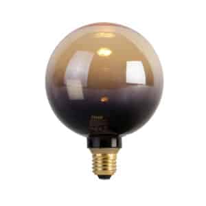 Calex E27 dimmbare LED-Lampe G125 Schwarzgold 3