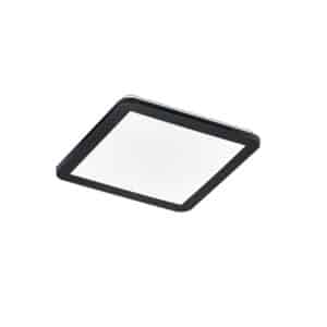 Trio Leuchten LED-Panel Quadrat schwarz 30 cm inkl. LED 3-stufig dimmbar - Lope