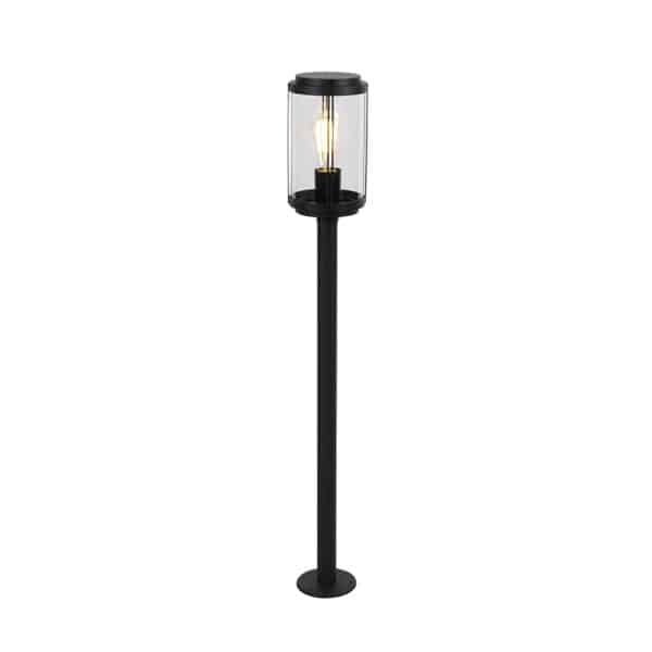 QAZQA Design stehende Außenlampe schwarz 100 cm IP44 - Schiedam