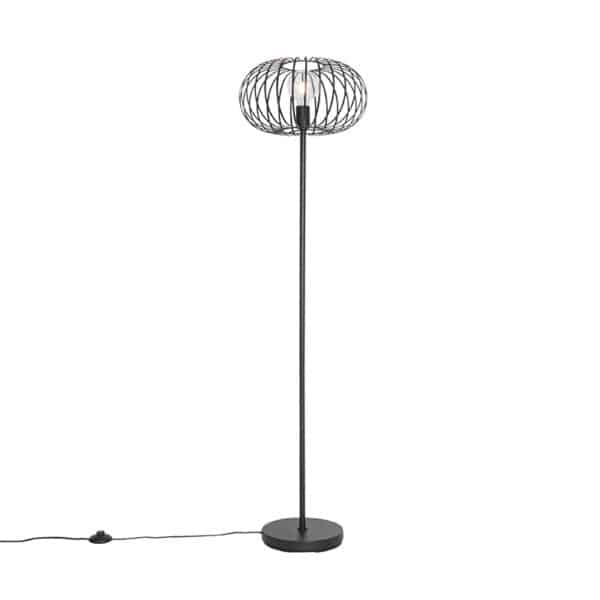 QAZQA Design Stehlampe schwarz - Johanna