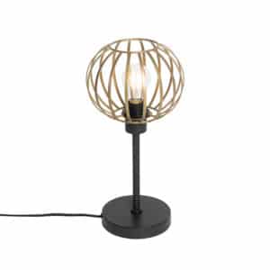 QAZQA Design-Tischlampe Messing - Johanna