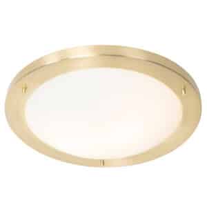 QAZQA Moderne Deckenleuchte Gold 41 cm IP44 - Yuma