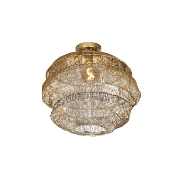 QAZQA Orientalische Deckenlampe Gold 45 cm - Vadi