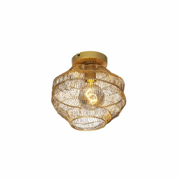 QAZQA Orientalische Deckenlampe Gold 25 cm - Vadi