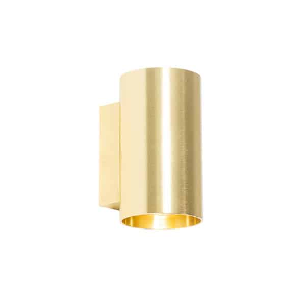 QAZQA Moderne Wandleuchte Gold rund - Sandy