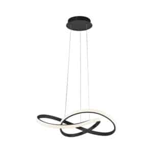 PAUL NEUHAUS Design Hängelampe schwarz 57 cm dimmbar inkl. LED - Viola Due