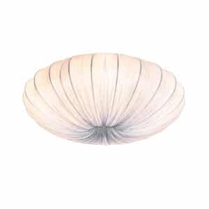 QAZQA Design-Deckenlampe graue Seide 60 cm 5-flammig - Plu