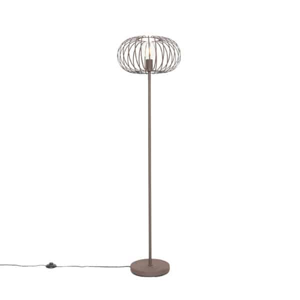 QAZQA Design Stehlampe Rostbraun - Johanna