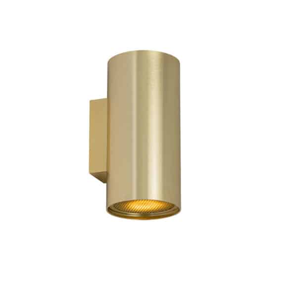 QAZQA Design-Wandleuchte gold rund 2-flammig – Sab Honey