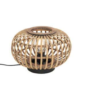 QAZQA Orientalische Tischlampe Bambus - Amira