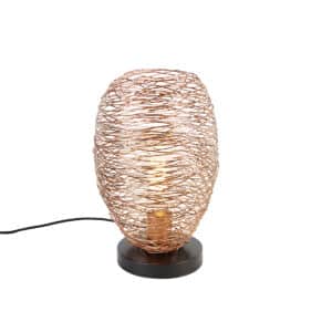 QAZQA Designer-Tischlampe Kupfer 30 cm - Sarella