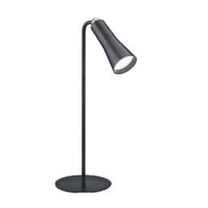 Trio Leuchten Moderne Tischlampe schwarz wiederaufladbar 3-stufig dimmbar - Samuel