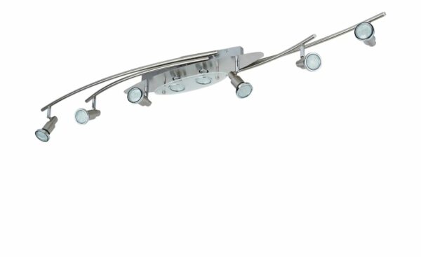 KHG LED-Deckenstrahler ¦ silber ¦ Maße (cm): B: 127 H: 10 T: 12