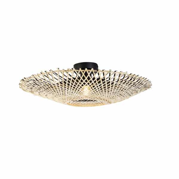 QAZQA Orientalische Deckenlampe Rattan 50 cm - Rina