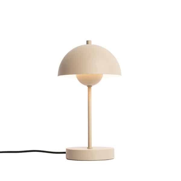 QAZQA Retro-Tischlampe beige - Magnax Mini