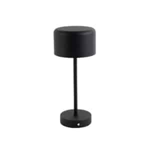 Trio Leuchten Moderne Tischlampe schwarz wiederaufladbar - Poppie