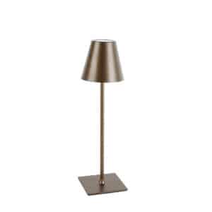 Light Trend Tischleuchte Bronze 3-stufig dimmbar in Kelvin wiederaufladbar - Tazza