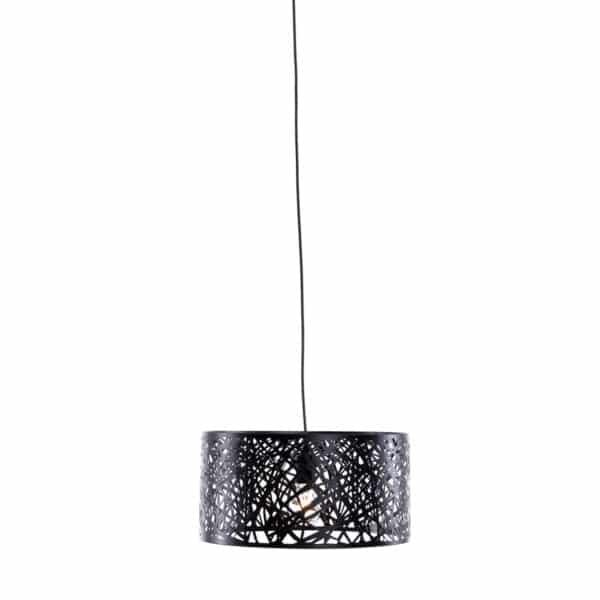 Honsel Moderne hanglamp zwart - Ludwig