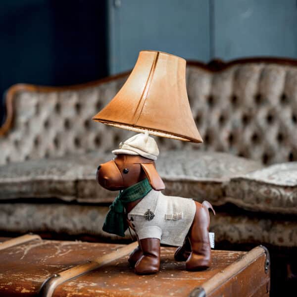 Happy Lamps Kindertischleuchte Jagdhund braun - Spike