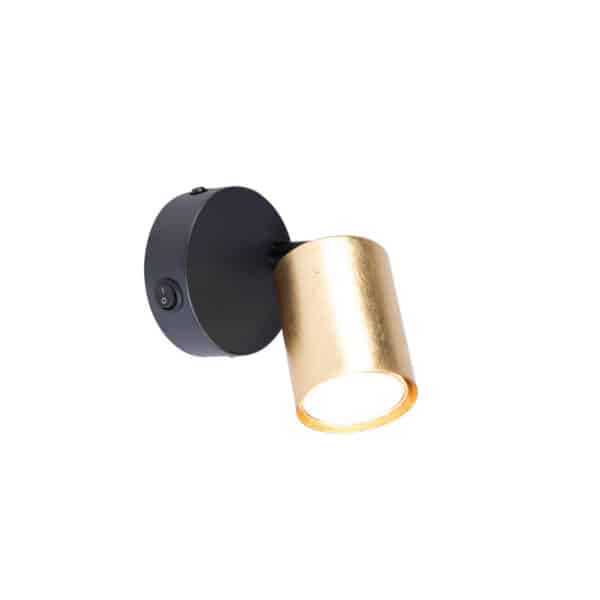 Honsel 1x Moderne Wandleuchte Gold inkl. LED - Mark