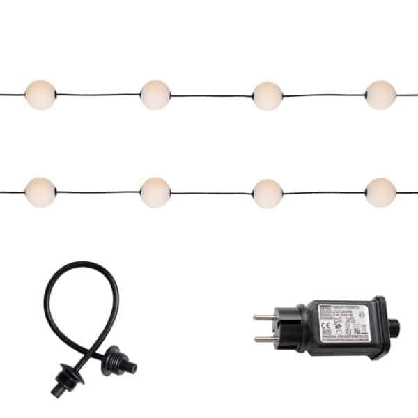 QAZQA Moderne Outdoor Lichterkette 16M inkl. LED 28 Lichter - Malai