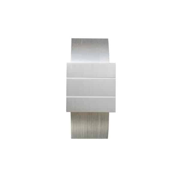 QAZQA Moderne Wandleuchte aluminium - Amy