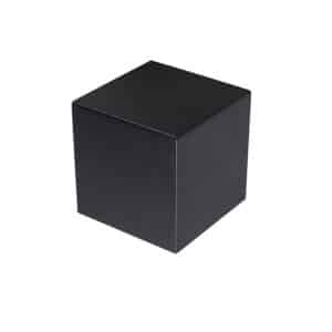 QAZQA Moderne Wandleuchte schwarz - Cube