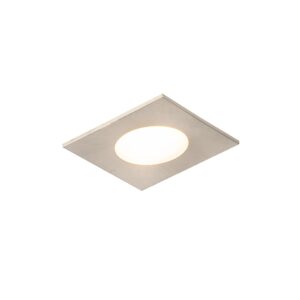 QAZQA Moderner quadratischer Einbaustrahler inkl. LED IP65 - Simply