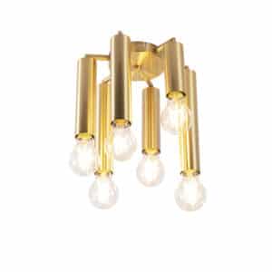 QAZQA Art Deco Deckenleuchte Gold 6-flammig -Tubi