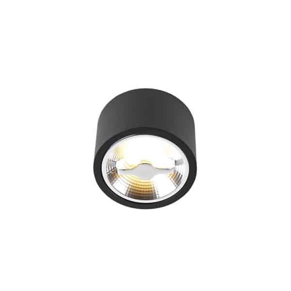 QAZQA Moderner Deckenspot schwarz AR111 inkl. LED - Expert