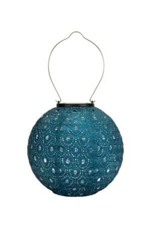 Pauleen LED Laterne "Sunshine Charm Lampion Solar blau Tyvek Vlies"