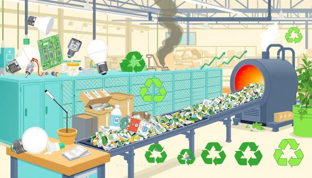 LED Recycling Prozesse