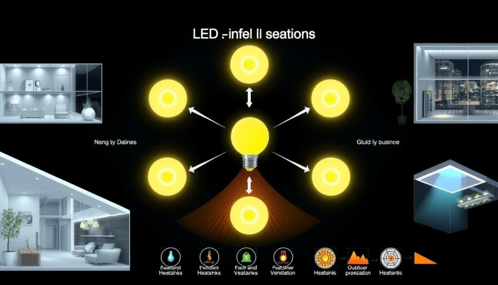 LED Wärmemanagement in verschiedenen Anwendungsbereichen